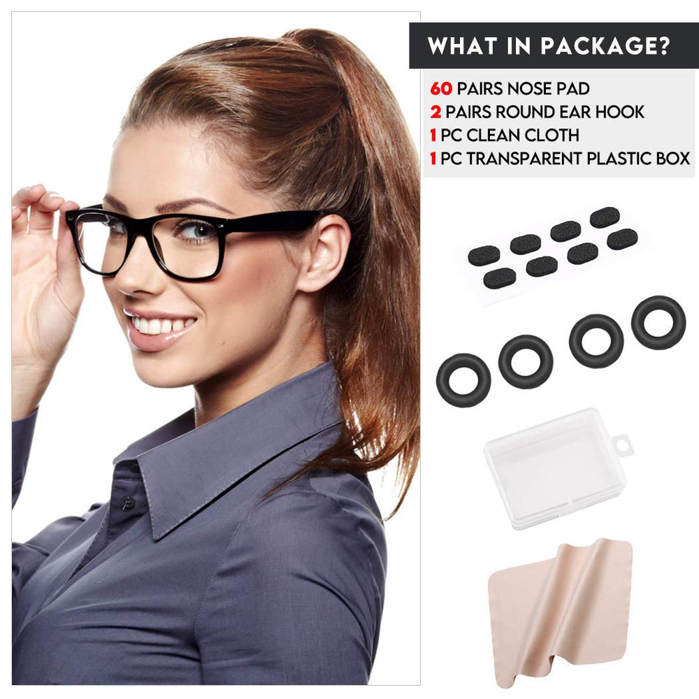 Compatible with plastic and metal frames for glasses