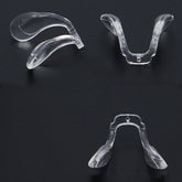 Close-up of plate glasses frame nose pads