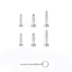 Plate glasses self tapping screws kit packaging