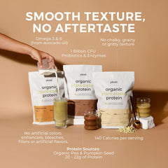 Usage ideas: shakes, oats, and baking with plenti powder