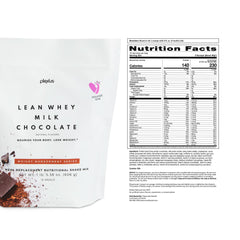 Soy-free and gluten-free labeling on Plexus Lean Whey Chocolate