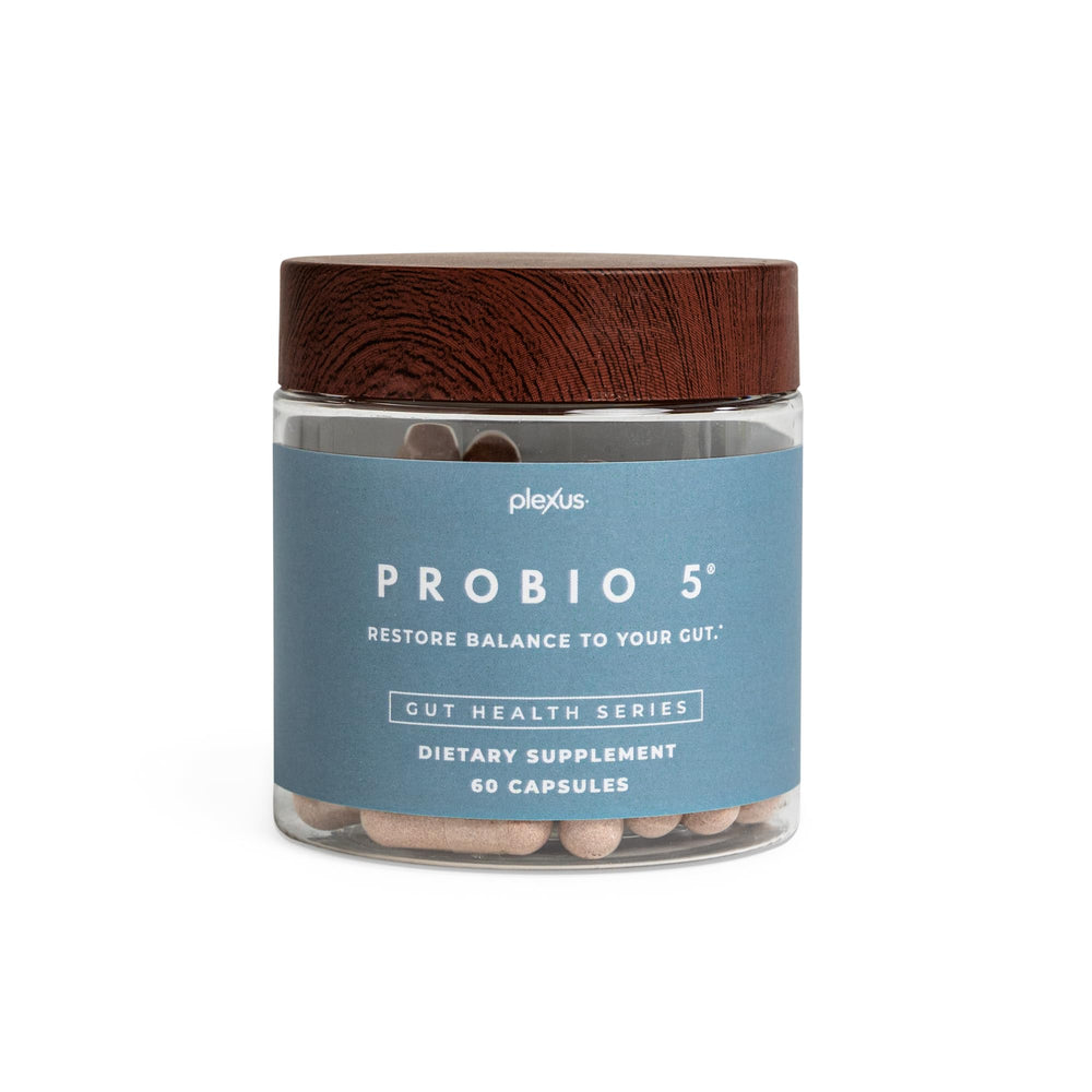 Front view of PLEXUS ProBio 5 bottle - 60 capsules