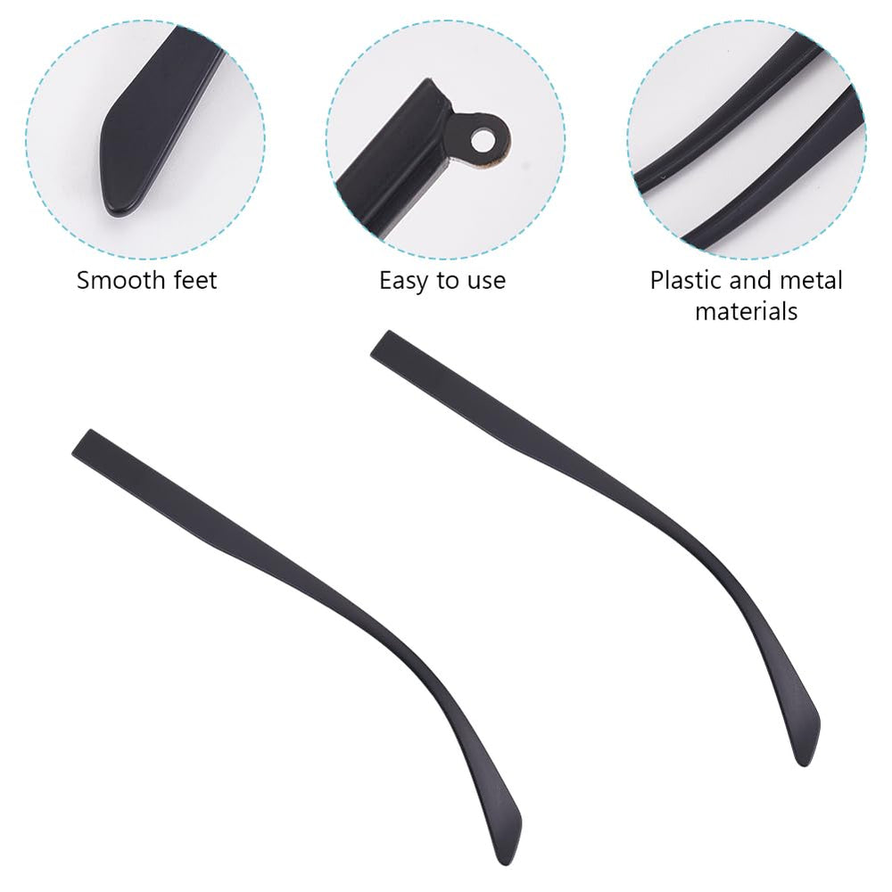 TR90 temple arms for universal eyewear repair