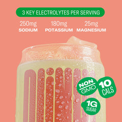 Plink electrolyte flavors pack shows three hydration options for variety.