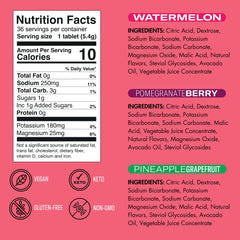 Plink watermelon flavor glass highlights refreshing hydration with tasty options.