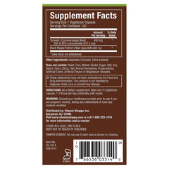 plnt Turmeric bottle with capsules