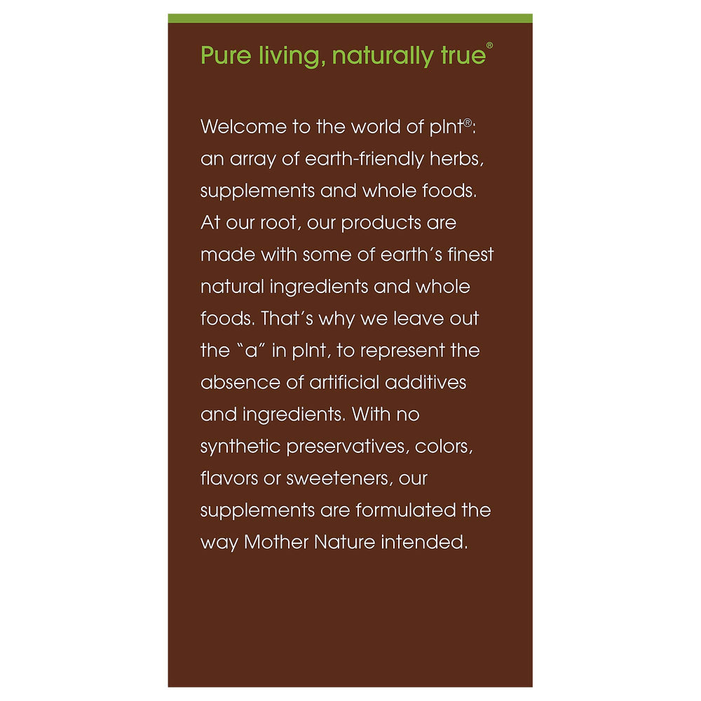 nutrition facts panel on the bottle