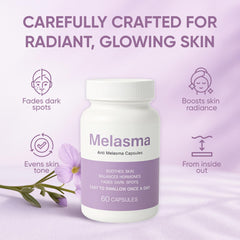 60-capsule bottle packaging for PlocoXe Melanina