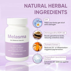 Illustration of spots reduction on face and body with PlocoXe Melanina