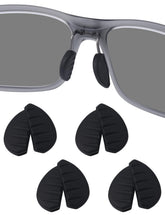 Soft silicone plug-in nose pads for glasses, size 12x5x2 mm