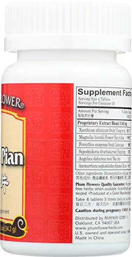 Herbal ingredients illustration for Bi Yan Pian Tb