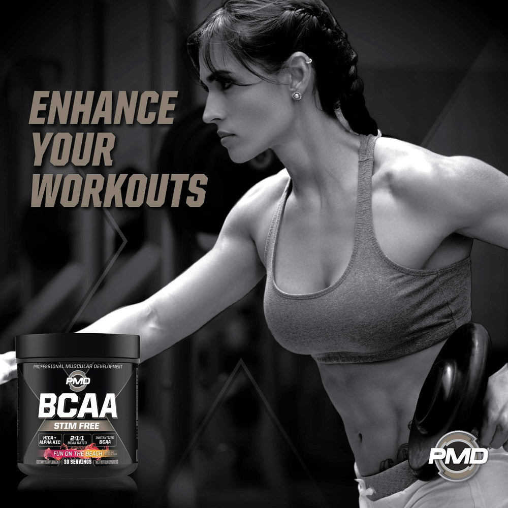 PMD BCAA Stim-Free ingredients panel