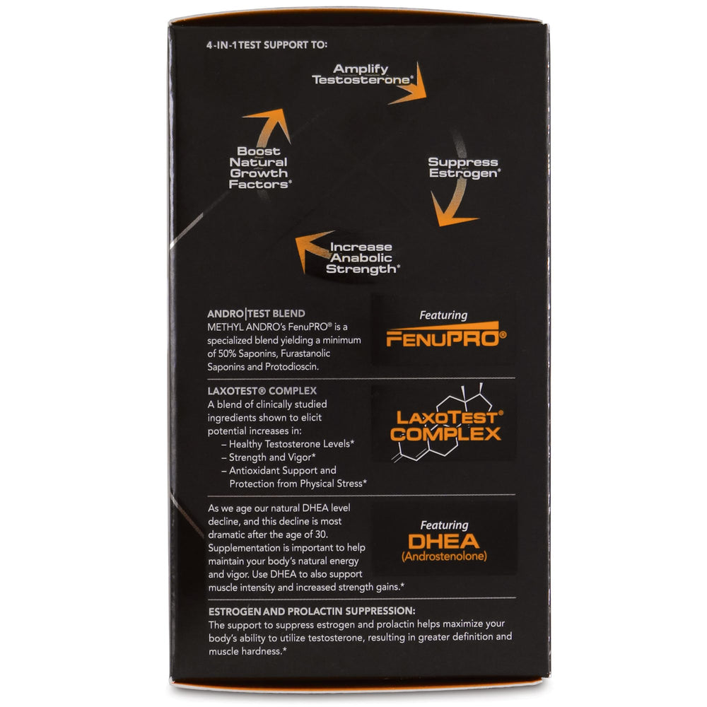 PMD Methyl Andro D-Aspartic Acid visual underscores testosterone pathway support.