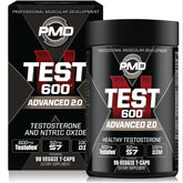PMD N-Test 600 Advanced Nitric Oxide Booster bottle front view