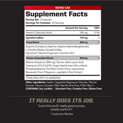 PMD Nitro CM capsules close-up highlighting convenient dose for stronger workouts.