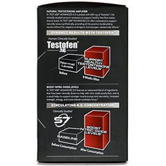 N-Test 600 Advanced label close-up with Testofen 600 mg per serving