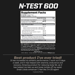 PMD N-Test 600 Advanced capsules ready for gym workouts