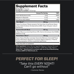 PMD Sports Z-Test capsules close-up highlighting relaxation support for sleep.