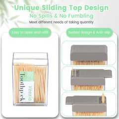 pocket container for toothpicks