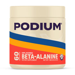 Podium Nutrition Solos beta-alanine bottle front for performance support