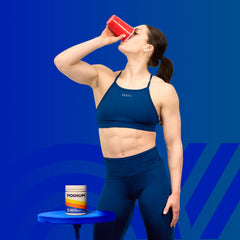 Sealed container close-up showing serving size