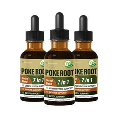 Poke Root lymphatic support drops bottle