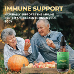 USA made emblem on Poke Root Extract packaging