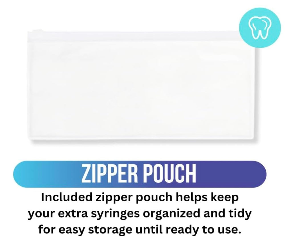 Spark Dental zipper pouch for organizing syringes