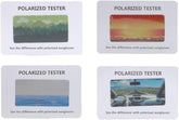 Test card for polarized sunglasses – pattern 1 (60x40mm)