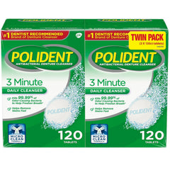 Polident 3 Minute Denture Cleanser – 2-pack hero image
