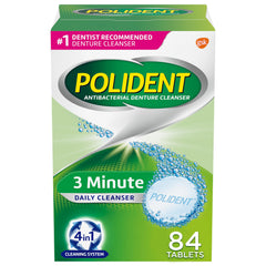 Polident 3 Minute Denture Cleanser 84-count box