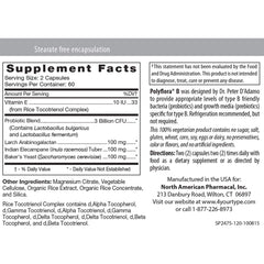 Person taking Polyflora B 120 VegCaps for daily probiotic routine