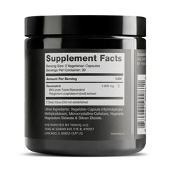 Polygonum root extract and red grape skin resveratrol source