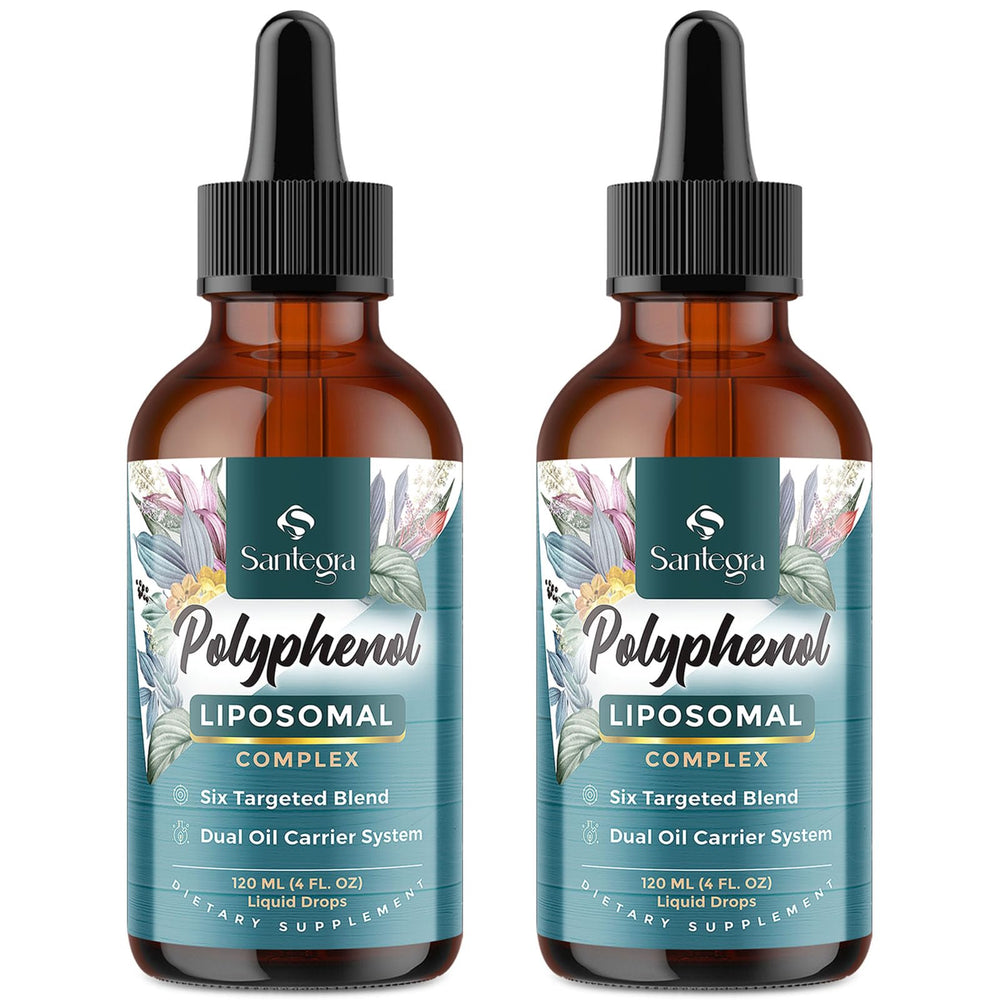 Front view of Liposomal Polyphenols bottle, 240 ml