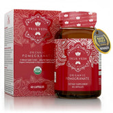 Pomegranate Extract Supplement bottle with 60 vegan capsules