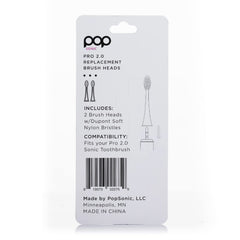 Two brush heads per pack