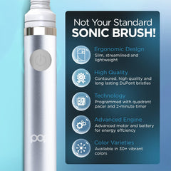 Go Sonic toothbrush showing two-speed dial