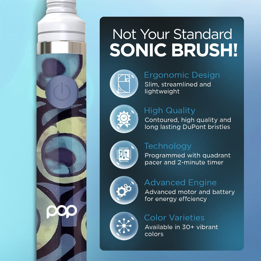Ergonomic slim travel design of Peacock toothbrush
