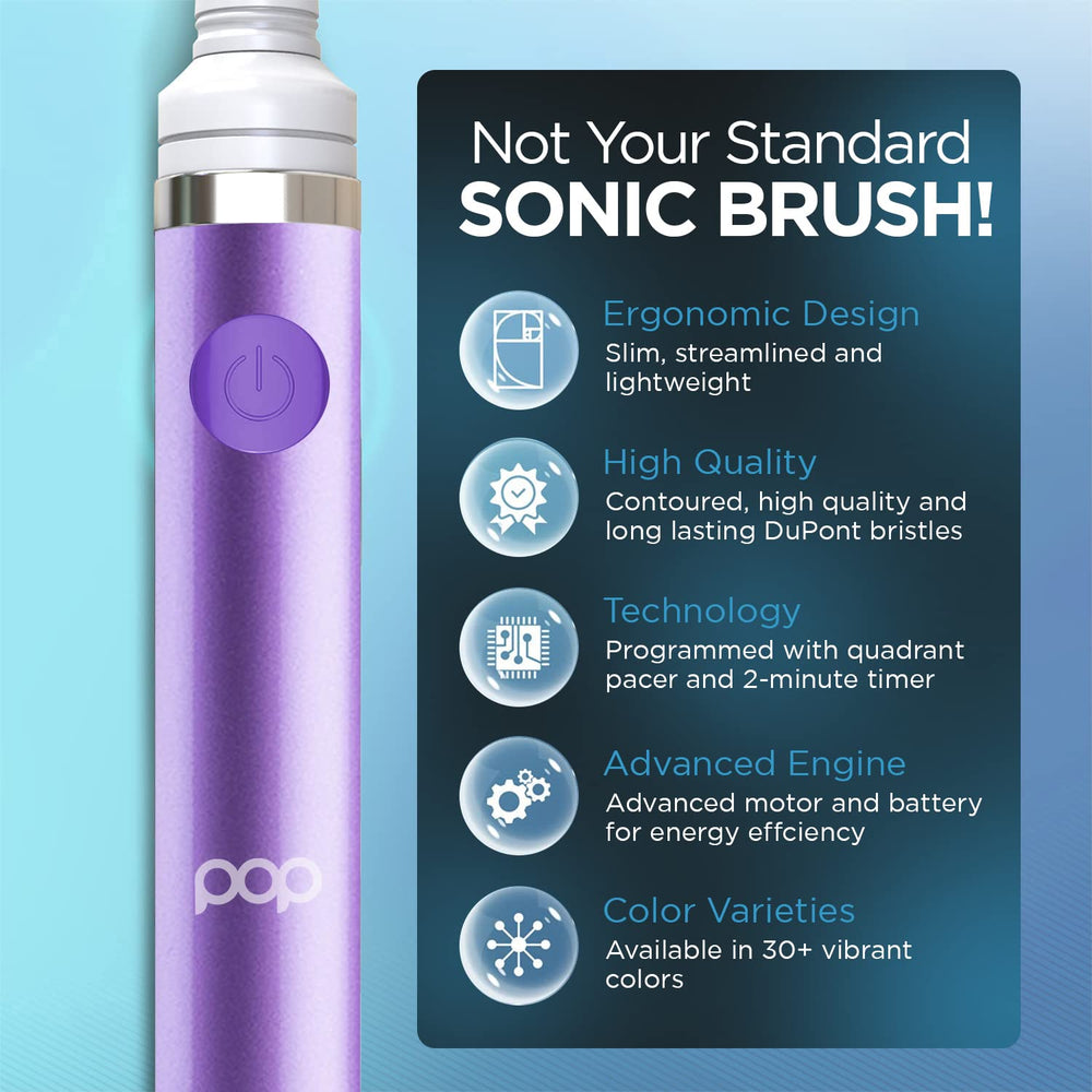 AAA battery and battery compartment for Pop Sonic Purple toothbrush