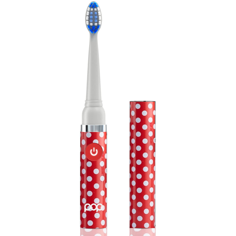Travel toothbrush with snap-on cap
