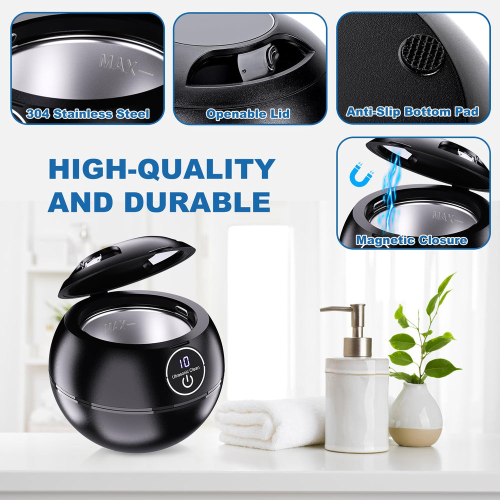 Portable dental cleaning pod with 190ml capacity