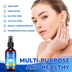 Portable 60ml magnesium oil spray bottle for travel