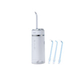 Cordless portable water flosser for teeth with compact design