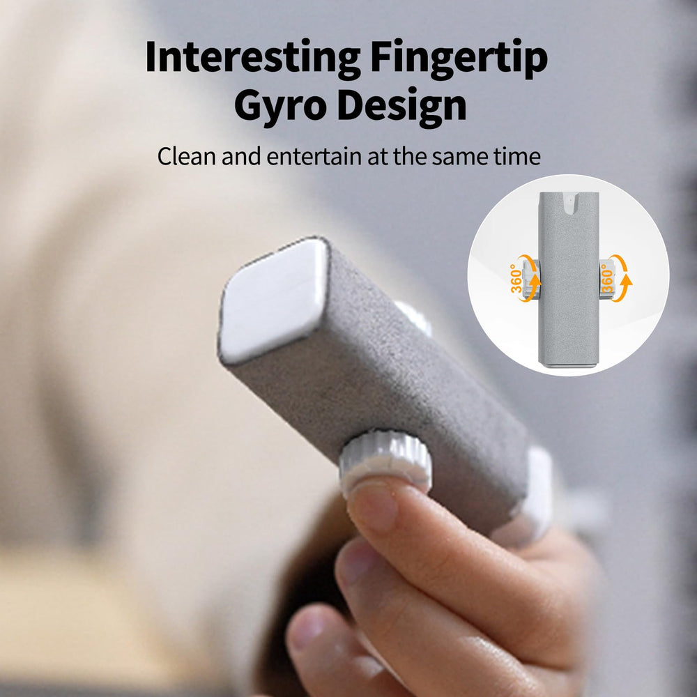Compact portable glasses cleaner tool in pocket