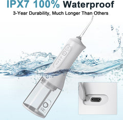 Water flossing nozzle with multiple interchangeable tips