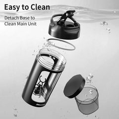 Portable gym bottle for workouts and on-the-go
