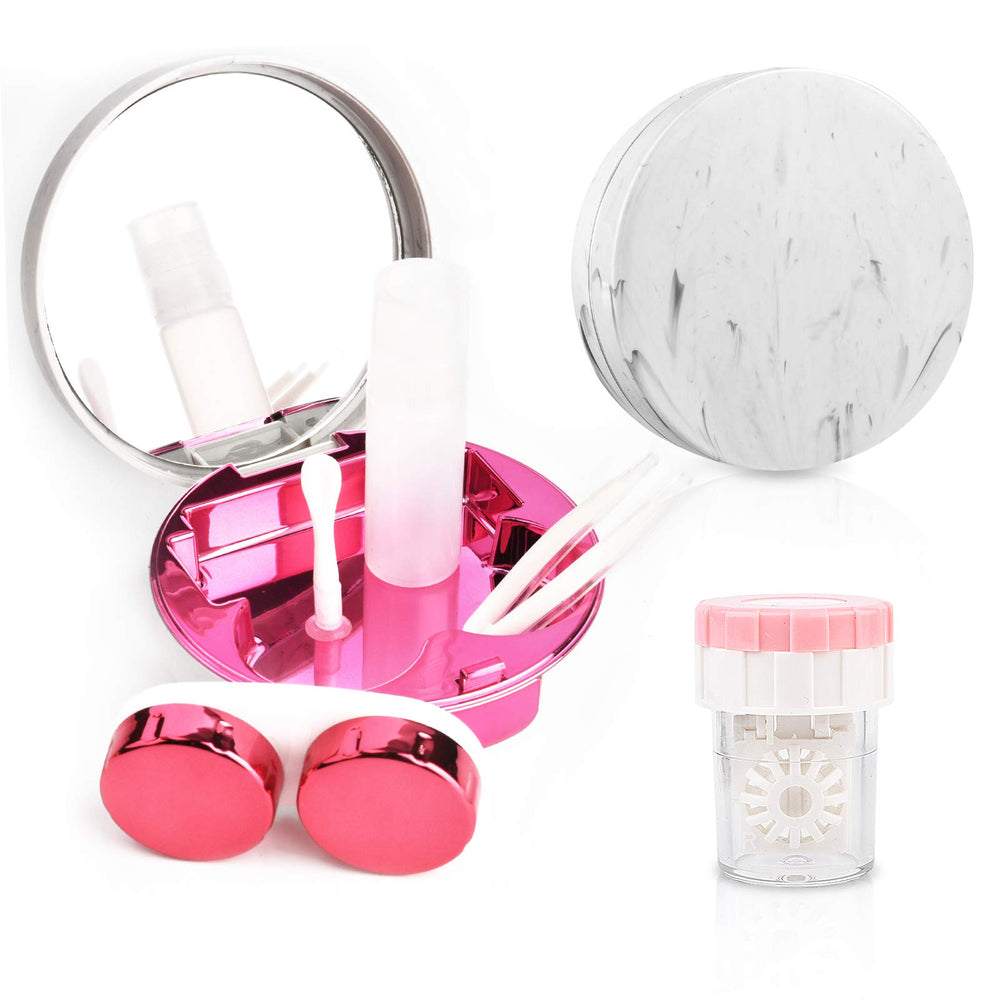 Leakproof compact travel lens case