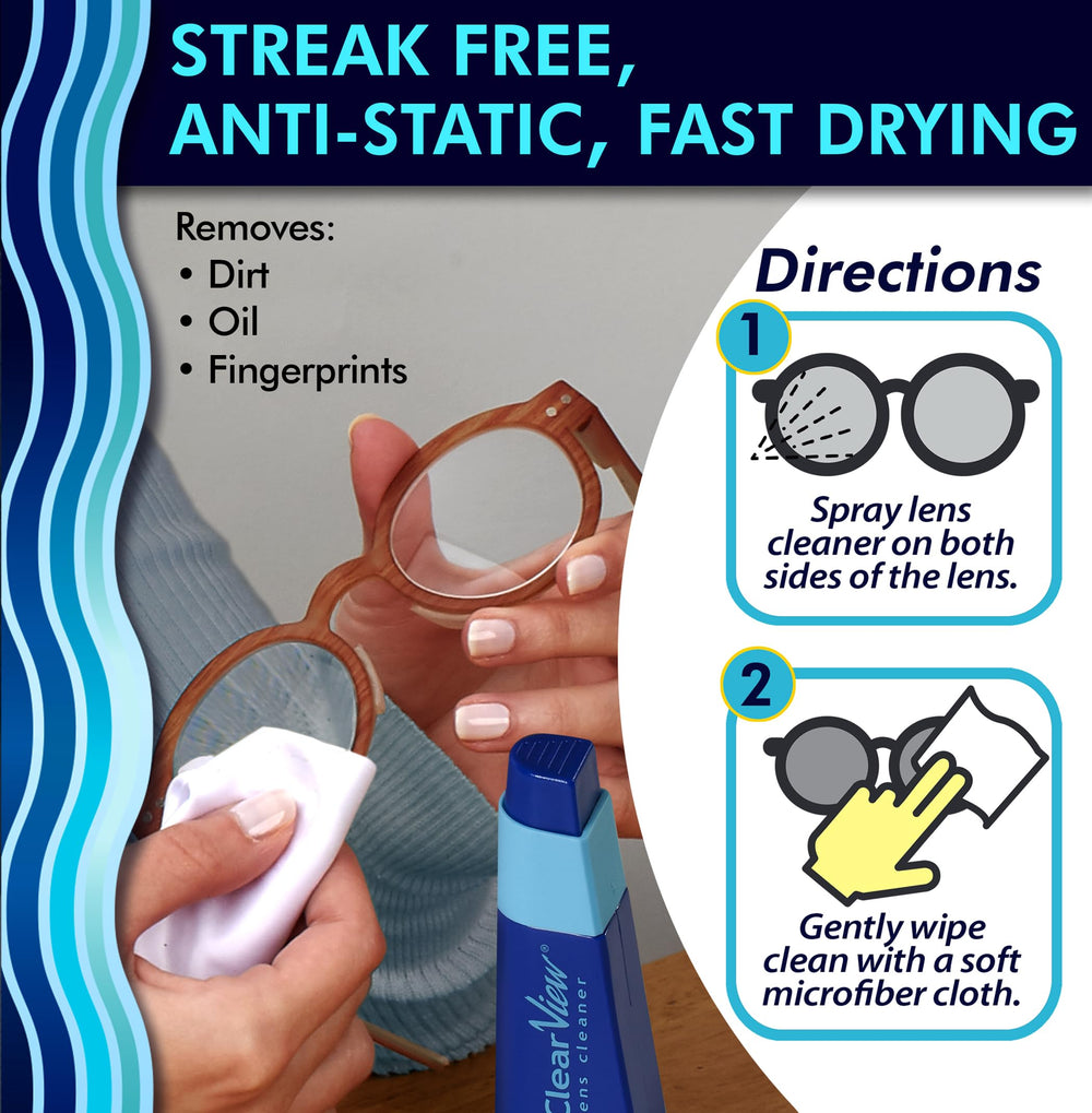 Premium microfiber cloth included with the kit