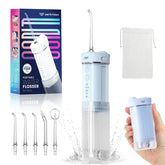 Portable mini water flosser with telescopic water tank