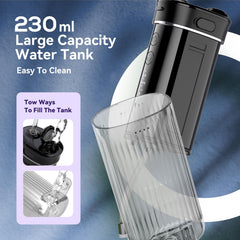 360-degree rotating nozzle for hard-to-reach areas